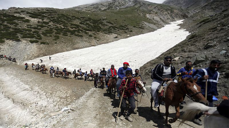 श्राइन बोर्ड का ‎निर्णय, श्रद्धालु हेलमेट पहनकर करेंगे अमरनाथ यात्रा