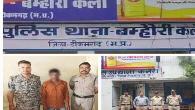 थाना बम्होरीकला पुलिस ने इनामी समेत 2 स्थाई वारंटी को किया गिरफ्तार