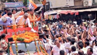 किलेश्वर महादेव का पूजन कर,  राजनाथ सिंह नीमच में जन आशीर्वाद’ यात्रा को दिखाई हरी झंडी