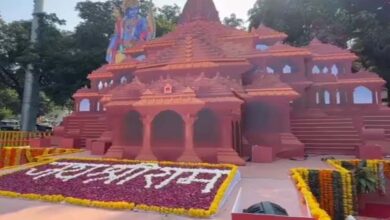 विधायक रामेश्वर शर्मा ने भोपाल में बनावायी राम मंदिर की प्रतिकृति