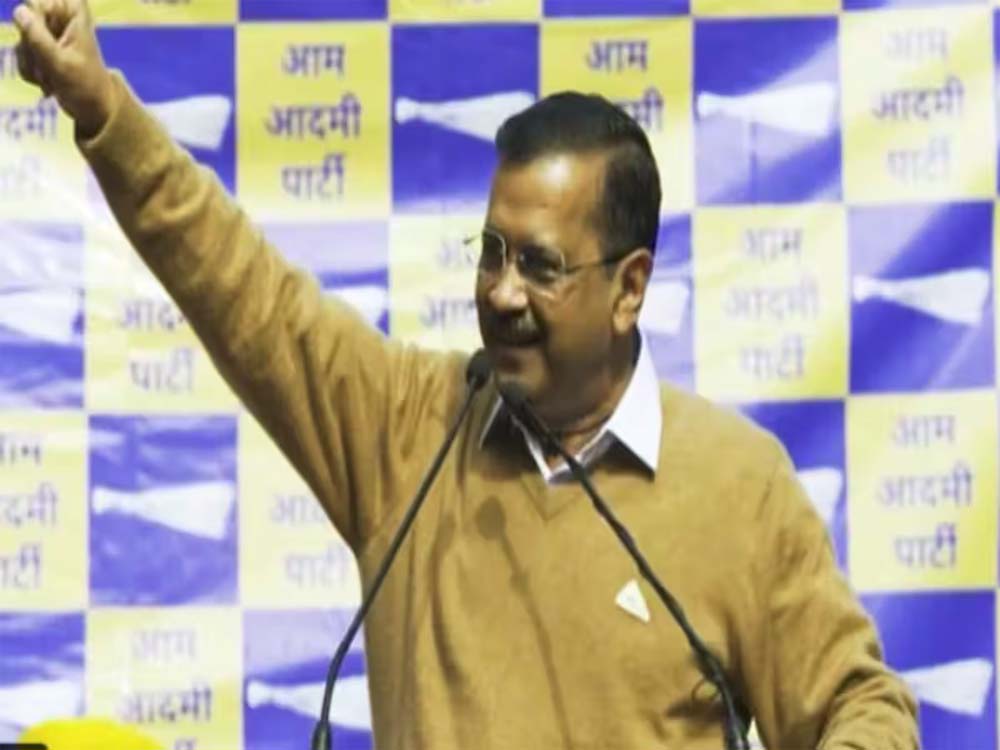 दिल्ली के मुख्यमंत्री अरविंद केजरीवाल की अगुआई में आप ने भाजपा के खिलाफ बड़ा प्रदर्शन किया