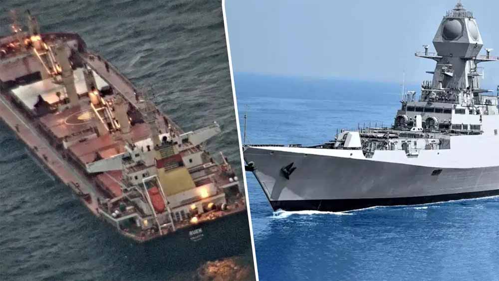 Indian Navy: अरब सागर में नौसेना ने दिखाई ताकत, पैराशूट से कूदे मार्कोस कमांडो, समुद्री लुटेरों से बचाया जहाज