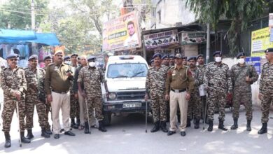 CAA लागू होने के बाद दिल्ली में बढ़ाई गई सुरक्षा व्यवस्था, पुलिस ने किया फ्लैग मार्च