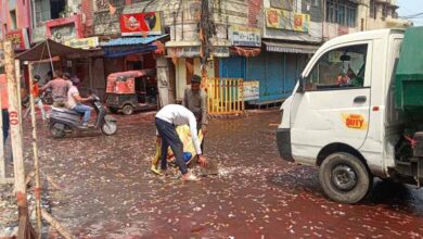 निगम के सफाई अमले ने फिर पेश की स्वच्छता के प्रति समर्पण की मिसाल