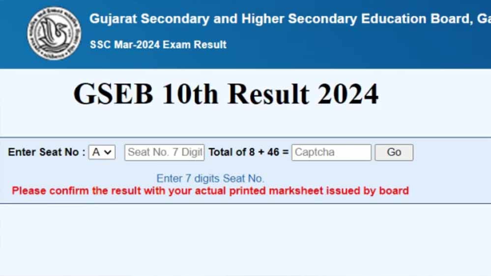 गुजरात बोर्ड ने घोषित किया 10वीं का रिजल्ट, 82.56 स्टूडेंट्स पास, लड़कियों ने मारी बाजी