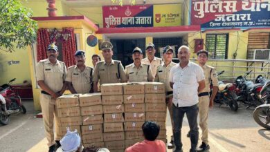 जतारा पुलिस ने कीमती 1 लाख 35 हजार की 342 लीटर शराब की जब्त