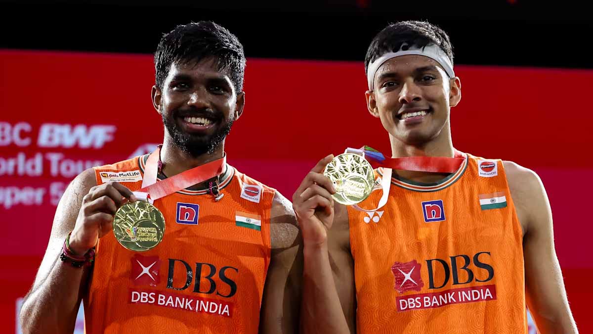 थाईलैंड ओपन की जीत के बाद सात्विकसाईराज-चिराग शेट्टी BWF रैंकिंग में शीर्ष पर पहुंचे