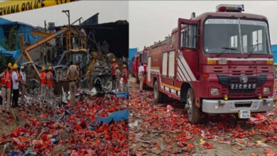 Fire extinguishers की मशीन बनाने वाली फैक्ट्री ही जली, 2 लोगों की मौत और 6 घायल