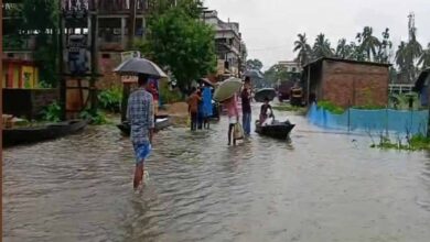 असम में बाढ़ की स्थिति गंभीर बनी रही, प्रमुख नदियों में पानी खतरे के निशान से ऊपर बह रहा, चार लाख लोग प्रभावित