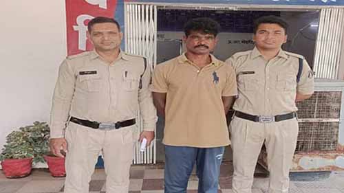 रामपुर पुलिस ने आर्म्स एक्ट्स से जुड़े मामले में दीपक लकड़ा को किया गिरफ्तार