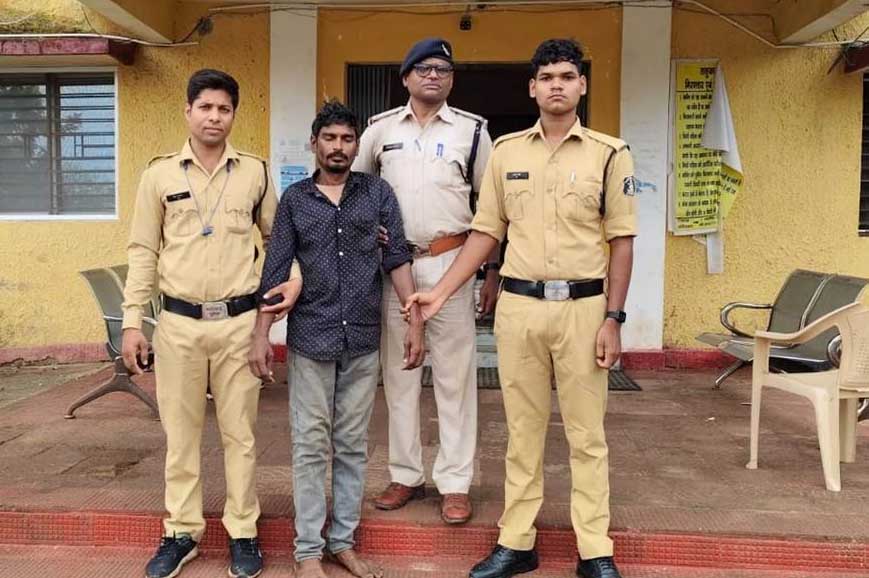 शराबी पिता ने अपनी नाबालिक पुत्री से किया दुष्कर्म, पुलिस ने गिरफ्तार कर भेज जेल