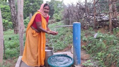 नल से मिली राहत, ग्राम कोरई में अब हर घर में नल से जल