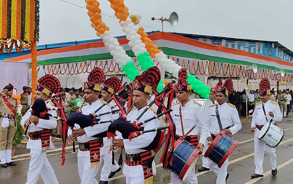 स्वतंत्रता दिवस पर मध्यप्रदेश के सभी जिलों में पुलिस बैंड ने प्रस्तुति देकर रचा इतिहास