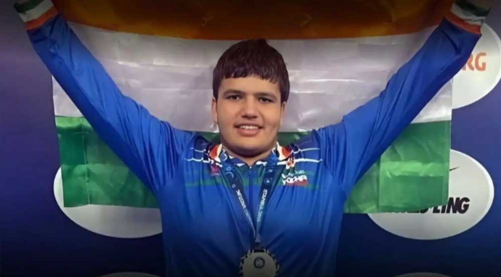 रौनक दहिया को अंडर-17 विश्व कुश्ती चैंपियनशिप में कांस्य पदक रौनक दहिया को अंडर-17 विश्व कुश्ती चैंपियनशिप में कांस्य पदक