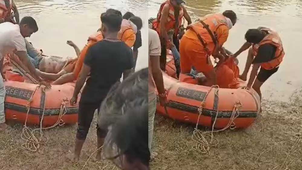 भिंड में बहे जवानों की मौत, 10KM दूर मिला शव; शख्स को बचाने में पलटी थी नाव