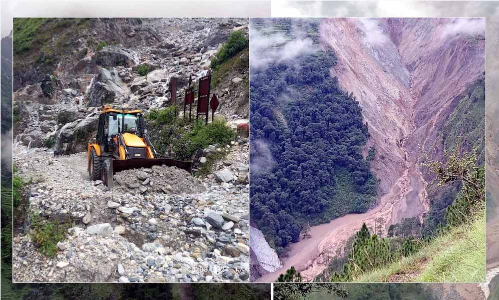 उत्तराखंड के बागेश्वर जिले के 11 गांवों में भीषण भू-धंसाव, प्रशासन कर रहा विस्थापन की व्यवस्था