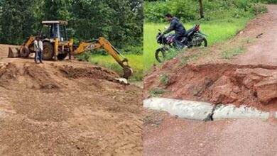 छत्तीसगढ़-बीजापुर में चेरपाल-पालनार की कटी सड़क की हुई मरम्मत, वाहनों का आवागमन शुरू