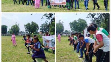 नई लेदरी में स्वच्छस्वच्छता अभियान के तहत मैराथन दौड़़ का आयोजन रखा गया