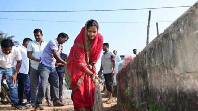 सिलफिली में आयोजित स्वच्छता कार्यक्रम में शामिल हुई मंत्री लक्ष्मी राजवाड़े