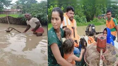 बिहार-मुजफ्फरपुर में बागमती-बूढ़ी गंडक में बाढ़, गर्भवती महिला को SDRF ने सुरक्षित निकाला