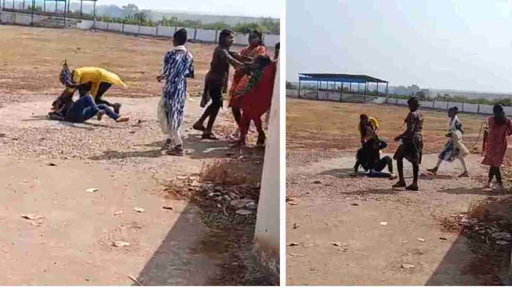 छत्तीसगढ़-बालोद में कॉलेज की छात्राओं के बीच जमकर चले लात-घूसे, पुलिस की समझाइश पर मानीं छत्तीसगढ़-बालोद में कॉलेज की छात्राओं के बीच जमकर चले लात-घूसे, पुलिस की समझाइश पर मानीं