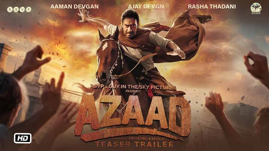 अजय देवगन ने बताया कब रिलीज होगा ‘आजाद’ का टीजर अजय देवगन ने बताया कब रिलीज होगा ‘आजाद’ का टीजर