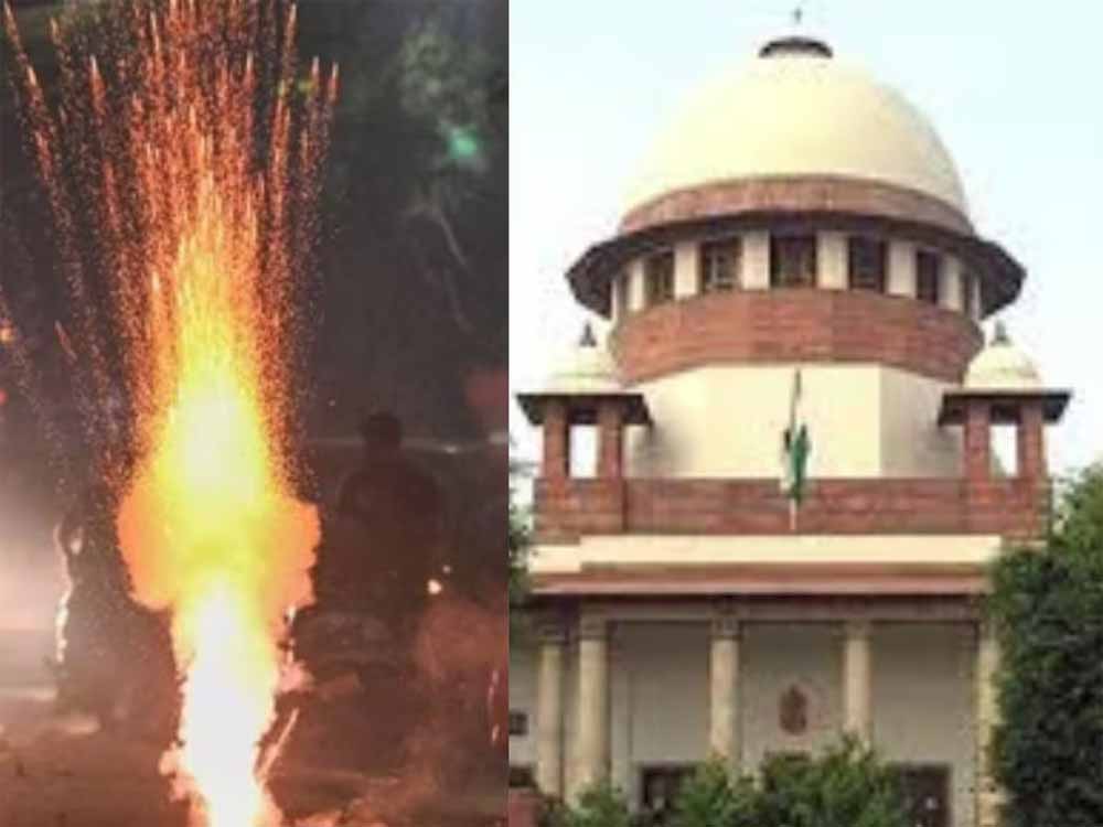 सुप्रीम कोर्ट ने पुलिस से दिल्ली में पटाखों की बिक्री और फोड़ने पर रोक लगाने के लिए तत्काल कार्रवाई करने की मांग की