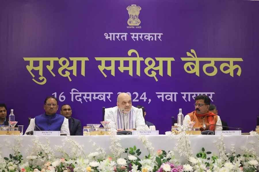केन्द्रीय मंत्री शाह ने छत्तीसगढ़ के रायपुर में राज्य में वामपंथी उग्रवाद की स्थिति की समीक्षा बैठक की अध्यक्षता की केन्द्रीय मंत्री शाह ने छत्तीसगढ़ के रायपुर में राज्य में वामपंथी उग्रवाद की स्थिति की समीक्षा बैठक की अध्यक्षता की