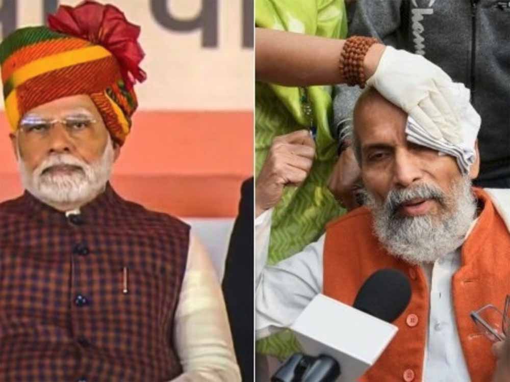 संसद भवन के बाहर हुई धक्का-मुक्की में भाजपा के दो सांसद घायल, दोनों सांसदों से PM मोदी ने की बात संसद भवन के बाहर हुई धक्का-मुक्की में भाजपा के दो सांसद घायल, दोनों सांसदों से PM मोदी ने की बात