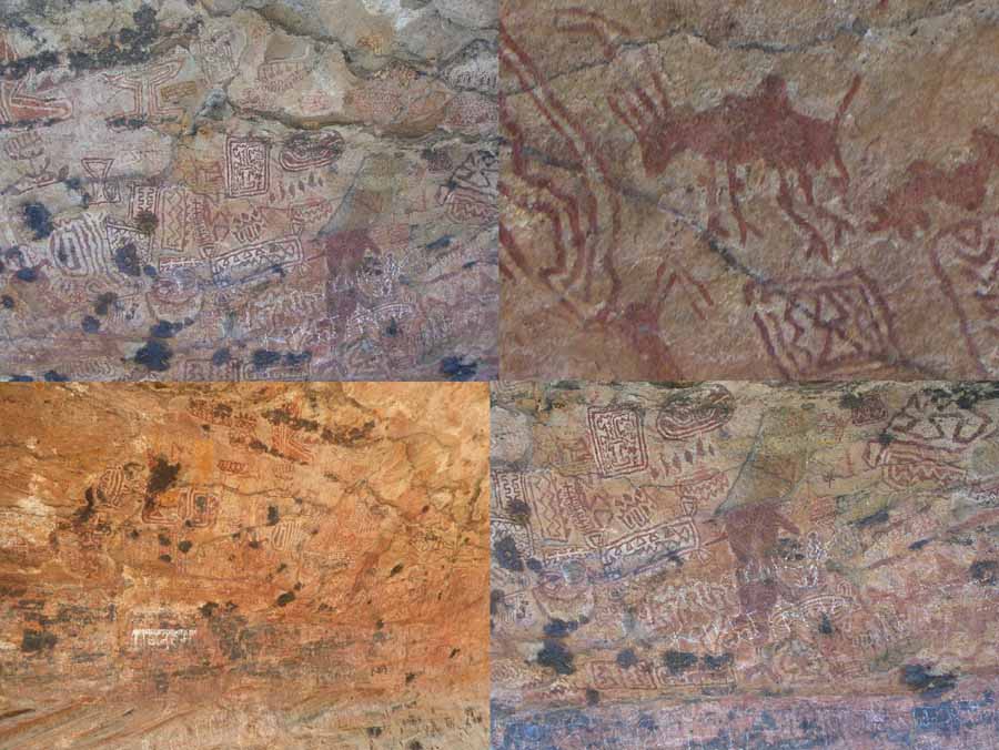 शैल चित्रों के रूप में हजारों सालों में मानव सभ्यता के विकास की अमिट छाप है दर्ज शैल चित्रों के रूप में हजारों सालों में मानव सभ्यता के विकास की अमिट छाप है दर्ज