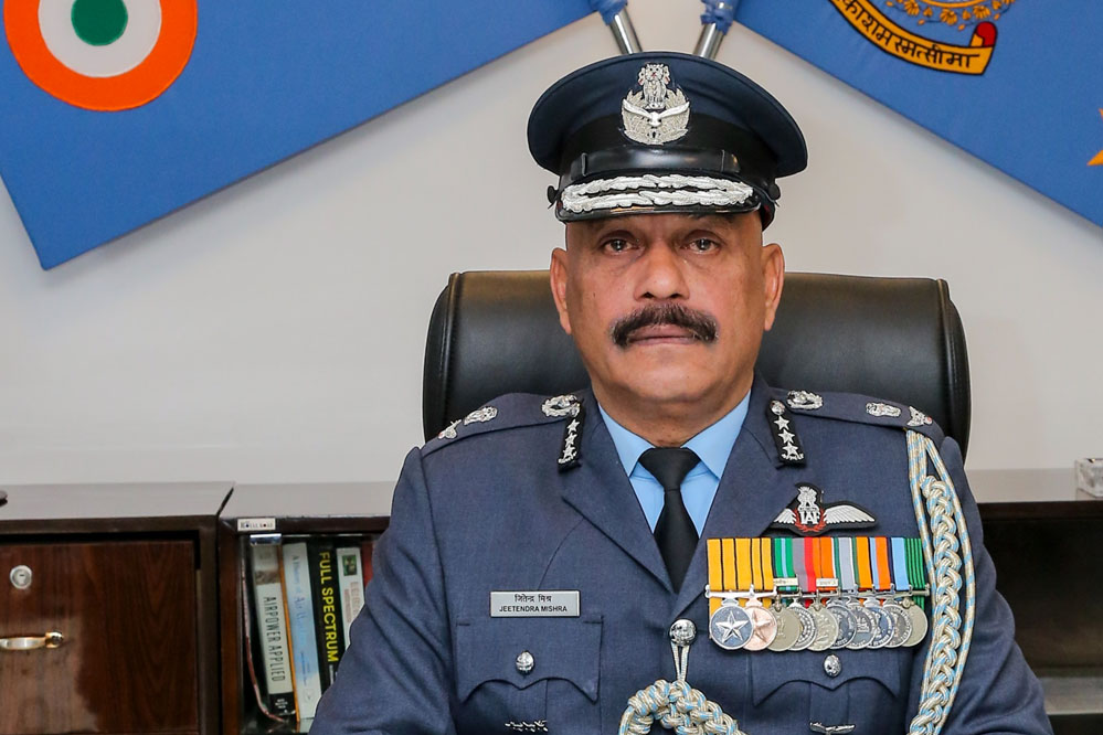 एयर मार्शल जीतेंद्र मिश्रा ने भारतीय वायुसेना की पश्चिमी वायु कमान की कमान संभाली