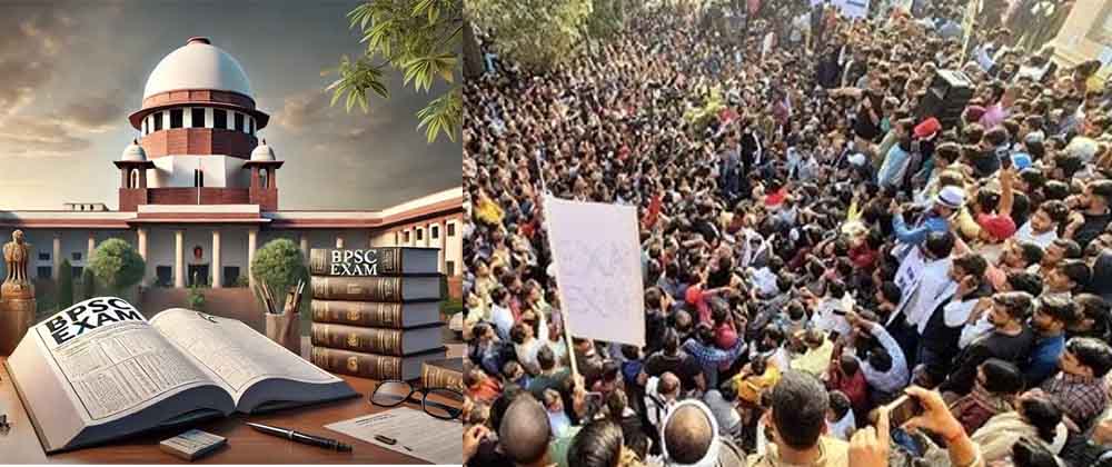 बिहार-उच्च न्यायालय में जाएं याचिककर्ता, बीपीएससी मामले में सुप्रीम कोर्ट ने सुनवाई से किया इनकार बिहार-उच्च न्यायालय में जाएं याचिककर्ता, बीपीएससी मामले में सुप्रीम कोर्ट ने सुनवाई से किया इनकार