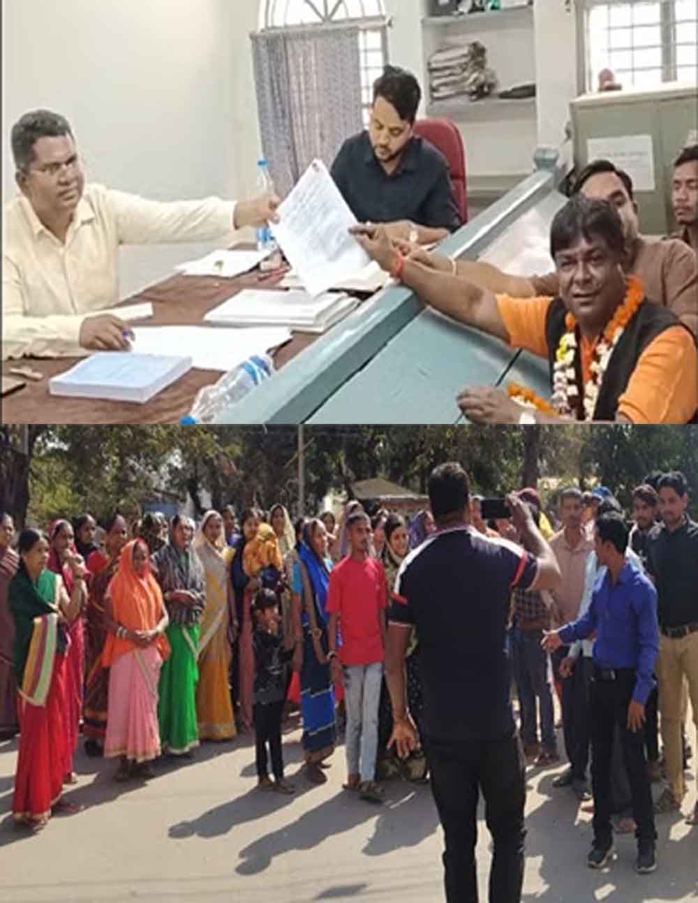 छत्तीसगढ़-महासमुंद में प्रकाश चंद्राकर ने भाजपा से की बगावत, गाजे-बाजे के साथ किया नामांकन