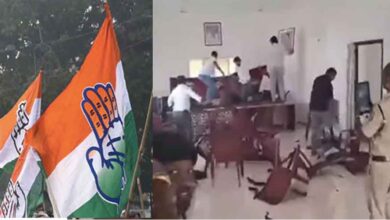 तेलंगाना में बीआरएस कार्यालय में तोड़फोड़, कांग्रेस कार्यकर्ताओं ने मुख्यमंत्री पर टिप्पणी का जताया विरोध
