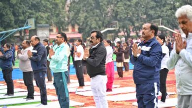 सूर्य नमस्कार, ऊर्जा का उद्गम और युवा ऊर्जा का प्रवाह – लोक निर्माण मंत्री सिंह