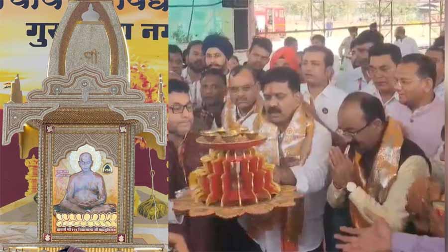 उप मुख्यमंत्री शर्मा और साव ने आचार्य विद्यासागर महाराज को श्रद्धांजलि अर्पित की और नमन किया उप मुख्यमंत्री शर्मा और साव ने आचार्य विद्यासागर महाराज को श्रद्धांजलि अर्पित की और नमन किया