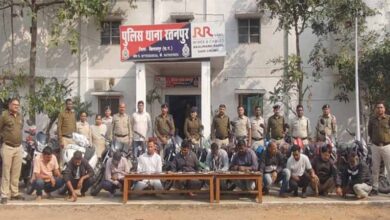 रतनपुर थाना पुलिस ने 11 जुआरियों को गिरफ्तार