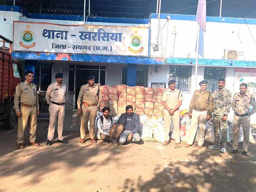 अवैध शराब की तस्करी के खिलाफ पुलिस की कार्रवाई जारी,  94 लाख की अवैध मदिरा जब्त, 2 तस्कर गिरफ्तार