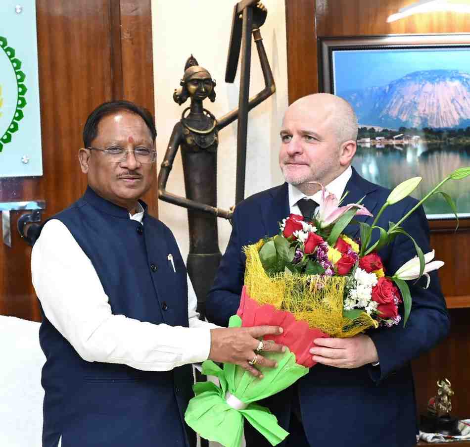 मुख्यमंत्री विष्णु देव साय से पोलैंड की विदेशी मामलों की समिति के प्रतिनिधिमंडल ने की मुलाकात मुख्यमंत्री विष्णु देव साय से पोलैंड की विदेशी मामलों की समिति के प्रतिनिधिमंडल ने की मुलाकात