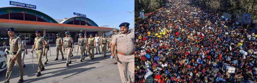 महाकुंंभ में श्रद्धालुओं की बढ़ती हुई संख्या को देखते हुए प्रयागराज जंक्शन पर नई व्यवस्था हुई लागू