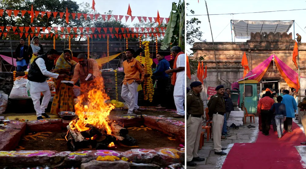 धार भोजशाला में बसंत पंचमी उत्सव की धूम, मां वाग्‍देवी पूजन से हुई शुरुआत, छावनी बना पूरा शहर