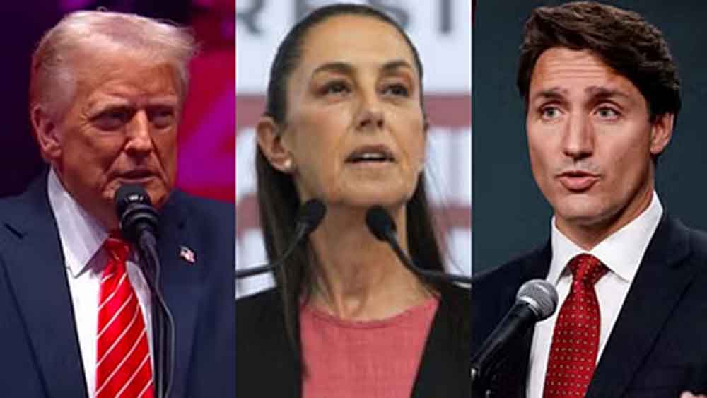 कनाडा का एलान- अमेरिकी सामान पर लगाएंगे 25 फीसदी टैरिफ, मैक्सिको ने भी ट्रंप को दिया जवाब कनाडा का एलान- अमेरिकी सामान पर लगाएंगे 25 फीसदी टैरिफ, मैक्सिको ने भी ट्रंप को दिया जवाब