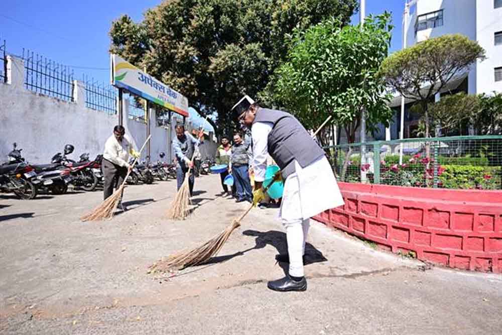 स्वच्छता से ही सकारात्मक ऊर्जा का होता है संचार : सहकारिता मंत्री सारंग