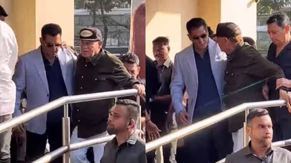 ‘सिकंदर’ : सलमान ने पिता को दिया सहारा ‘सिकंदर’ : सलमान ने पिता को दिया सहारा