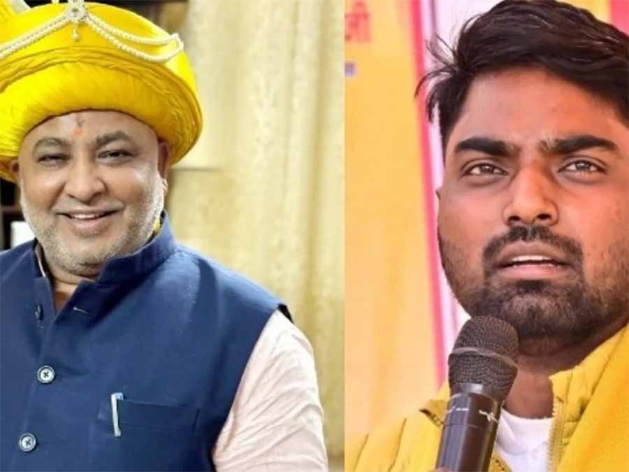 राजभर के बेटे के पुलिस पर बिगड़े बोल, कोई कॉलर पकड़ेगा तो उसका कलेजा निकाल देंगे: मंत्री दयाशंकर सिंह राजभर के बेटे के पुलिस पर बिगड़े बोल, कोई कॉलर पकड़ेगा तो उसका कलेजा निकाल देंगे: मंत्री दयाशंकर सिंह