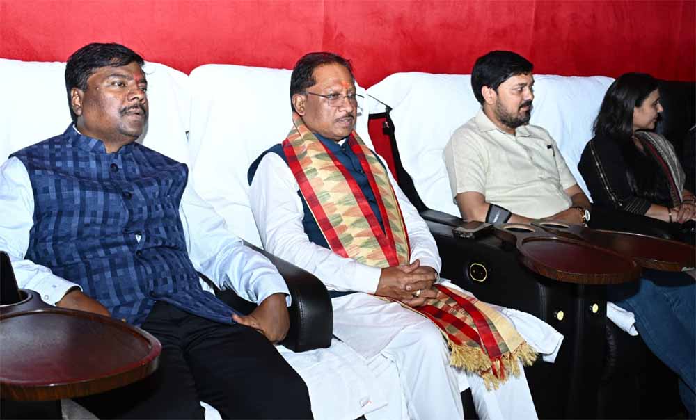 मुख्यमंत्री श्री विष्णुदेव साय ने देखी “छावा” फिल्म मुख्यमंत्री श्री विष्णुदेव साय ने देखी “छावा” फिल्म
