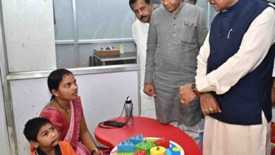 मुख्यमंत्री विष्णु देव साय ने किया मनोविकास केंद्र का अवलोकन