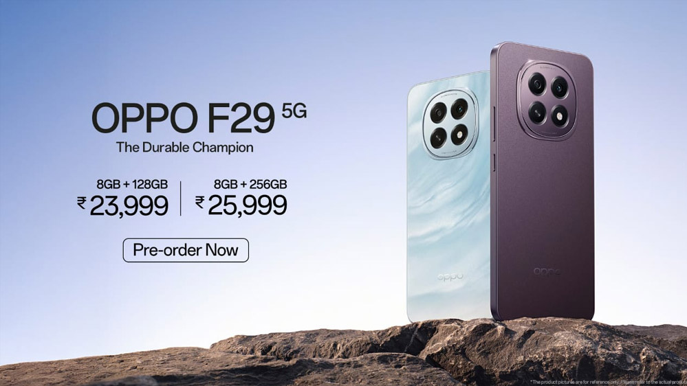 भारत में टेस्टेड, भारत के लिए निर्मित – OPPO F29 सीरीज, ड्यूरेबल चैंपियन का हुआ भारत में लॉन्च भारत में टेस्टेड, भारत के लिए निर्मित – OPPO F29 सीरीज, ड्यूरेबल चैंपियन का हुआ भारत में लॉन्च