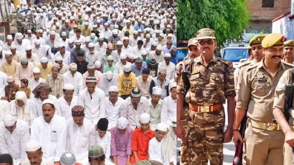 जुमे की नमाज पर UP में अलर्ट,लखनऊ, संभल, अलीगढ़… शहर-शहर फ्लैग मार्च, ड्रोन से निगरानी…