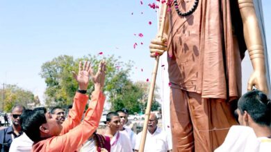 मुख्यमंत्री डॉ. यादव ने ओंकारेश्वर में बनने वाले शिव पंचायतन मंदिर के निर्माण स्थल का किया निरीक्षण